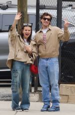 MILLIE BOBBY BROWN and Jake Bongiovi Out in New York 04/22/2024