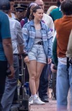 MILLIE BOBBY BROWN on the Set of The Electric State in Atlanta 04/02/2024