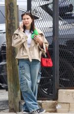 MILLIE BOBBY BROWN Out and About in New York 04/19/2024