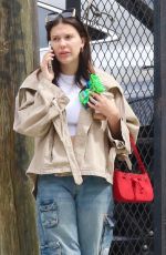 MILLIE BOBBY BROWN Out and About in New York 04/19/2024
