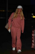 MOLLY SMITH Lands Back at Manchester Airport 04/16/2024
