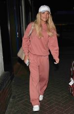 MOLLY SMITH Lands Back at Manchester Airport 04/16/2024
