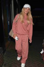 MOLLY SMITH Lands Back at Manchester Airport 04/16/2024
