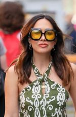 MYLEENE KLASS Arrives at Smooth Radio in London 04/13/2024