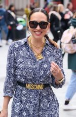 MYLEENE KLASS Arrives at Smooth Radio in London 04/20/2024