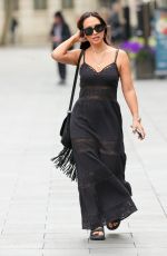 MYLEENE KLASS Arrives at Smooth Radio in London 04/25/2024