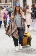 MYLEENE KLASS Arrives at Smooth Radio in London 04/27/2024