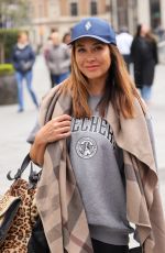 MYLEENE KLASS Arrives at Smooth Radio in London 04/27/2024