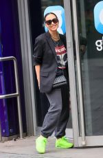 MYLEENE KLASS Arrives at Smooth Radio Studio in London 04/02/2024