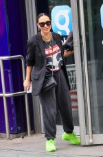 MYLEENE KLASS Arrives at Smooth Radio Studio in London 04/02/2024