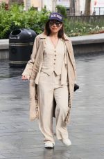 MYLEENE KLASS Leaves Smooth Radio in London 04/03/2024
