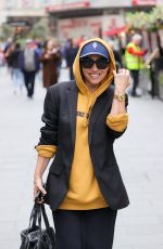 MYLEENE KLASS Leaves Smooth Radio in London 04/05/2024