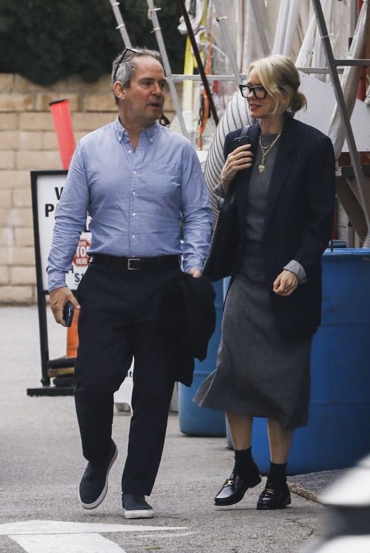 NAOMI WATTS Arrives at Matsuhisa Beverly Hills 04/25/2024