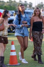 NATALIA BRYANT Out with Friends at Coachella 04/13/2024