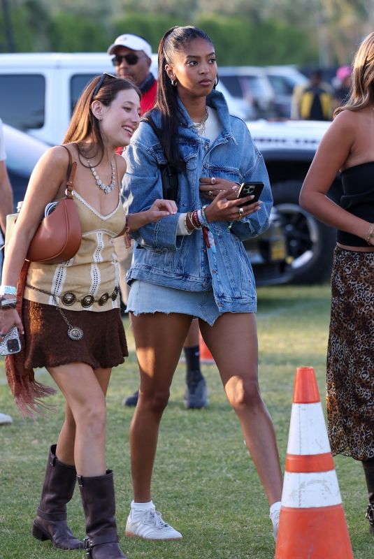 NATALIA BRYANT Out with Friends at Coachella 04/13/2024
