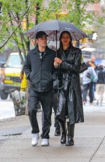 NATALIE KUCKENBURG and Paul Wesley Out in New York 04/18/2024