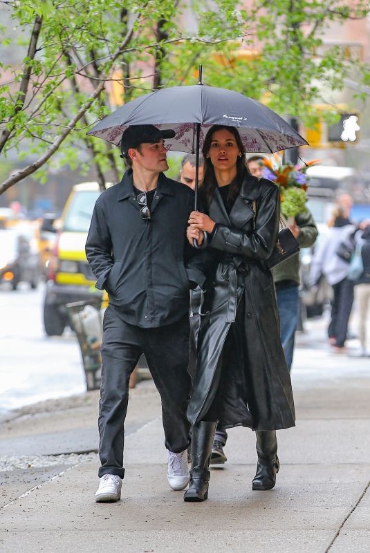 NATALIE KUCKENBURG and Paul Wesley Out in New York 04/18/2024