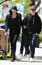 NATALIE KUCKENBURG Out for a Romantic Walk in New York 04/23/2024