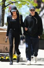 NATALIE KUCKENBURG Out for a Romantic Walk in New York 04/23/2024