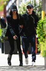 NATALIE KUCKENBURG Out for a Romantic Walk in New York 04/23/2024