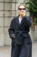 NATALIE PORTMAN Leaves Planet Organic in London 04/14/2024
