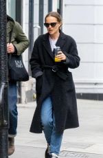 NATALIE PORTMAN Leaves Planet Organic in London 04/14/2024