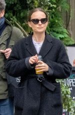 NATALIE PORTMAN Leaves Planet Organic in London 04/14/2024