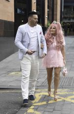 NICOLE SEALEY Arrives at Mr Whippys Candy Party at Sakku Samba Restaraunt in Manchester 04/05/2024