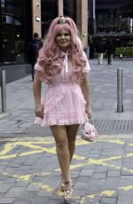 NICOLE SEALEY Arrives at Mr Whippys Candy Party at Sakku Samba Restaraunt in Manchester 04/05/2024
