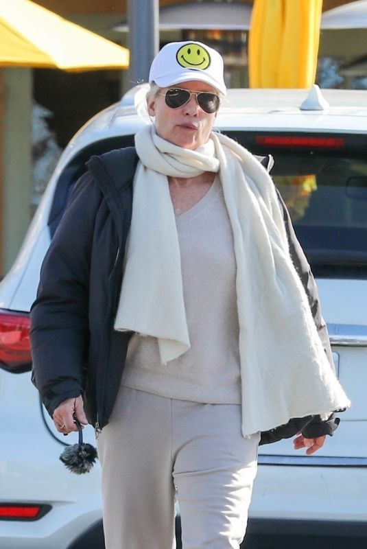 NICOLETTE SHERIDAN Out on Easter Sunday in Los Angeles 03/31/2024