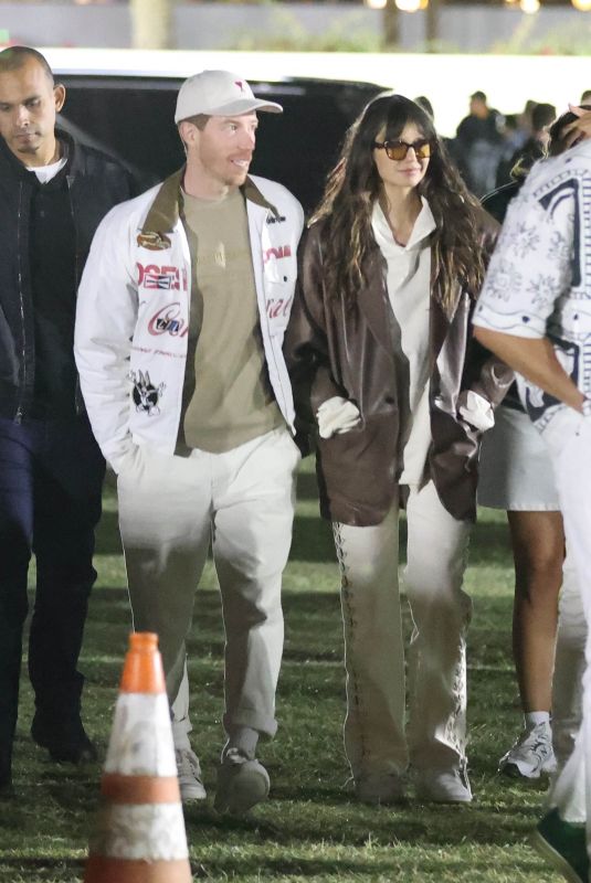 NINA DOBREV and Shaun White Out at Coachella Valley Music and Arts Festival in Indio 04/13/2024