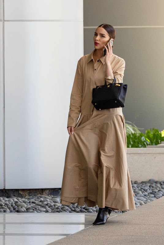 OLIVIA CULPO Leaves a Business Meeting in Century City 04/02/2024