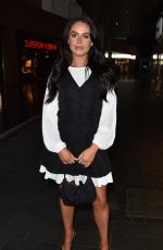 OLIVIA HAWKINS Arrives at Liverpool One for the Shein Pop Up Shop 04/18/2024