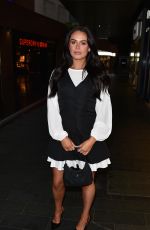 OLIVIA HAWKINS Arrives at Liverpool One for the Shein Pop Up Shop 04/18/2024