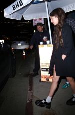 OLIVIA RODRIGO Out for Dinner in Los Angeles 04/19/2024