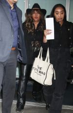 PAM GRIER Arrives on the Set of Good Day New York 04/17/2024