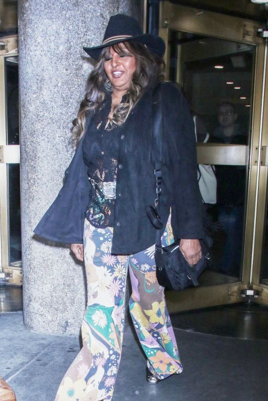 PAM GRIER Out to Promotes Them: The Scare in New York 04/19/2024