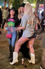 PARIS HILTON, KESHA and KYLE RICHARDS at Coachella Music Festival in Indio 04/13/2024