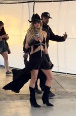 PARIS HILTON Out at Coachella Music Festival in Indio 04/13/2024