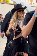 PARIS HILTON Out at Coachella Music Festival in Indio 04/13/2024