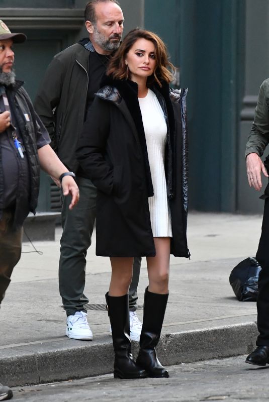 PENELOPE CRUZ at a Photoshoot in New York 04/20/2024