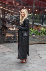 PERRIE EDWARDS Leaves Global Radio Studios in London 04/08/2024