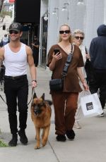 PETA MURGATROYD and Sasha Farber Out in Los Angeles 04/24/2024