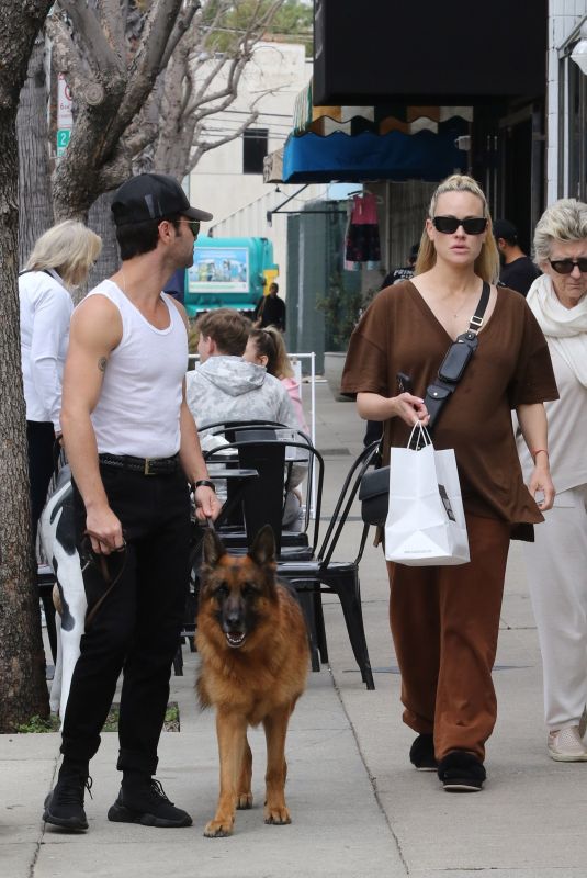 PETA MURGATROYD and Sasha Farber Out in Los Angeles 04/24/2024