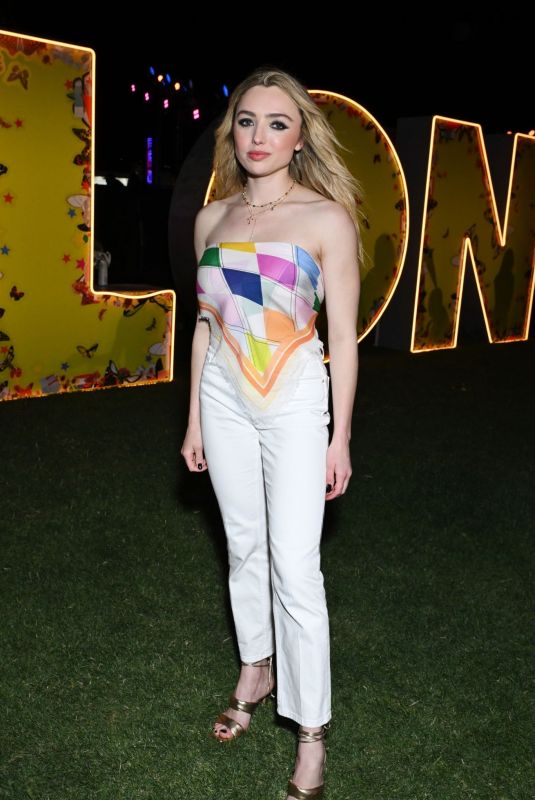PEYTON LIST at Nylon House Event at Coachella Music and Arts Festival 04/12/2024
