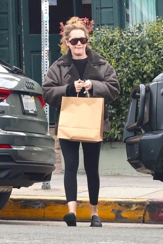Pregnant ASHLEY TISDALE Out in Los Feliz 04/05/2024