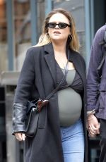 Pregnant EMILY ATACK and Dr. Alistair Garner Out in London 04/04/2024