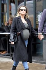Pregnant EMILY ATACK and Dr. Alistair Garner Out in London 04/04/2024