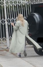 Pregnant HILARY DUFF Arrives Home with Her Mom 04/24/2024