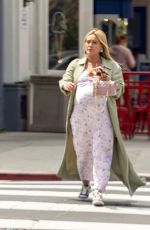 Pregnant HILARY DUFF Out for Coffee in Studio City 04/24/2024
